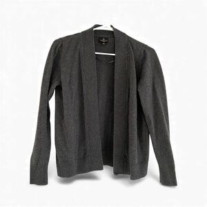 Worthington Open Shawl Collar Lightweight Collegiate Ribbed Cardigan P medium